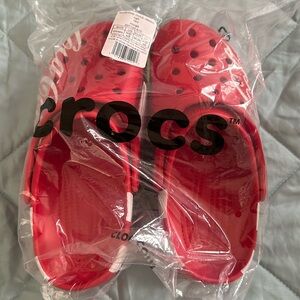 New in bad - Red crocs coca-cola brand